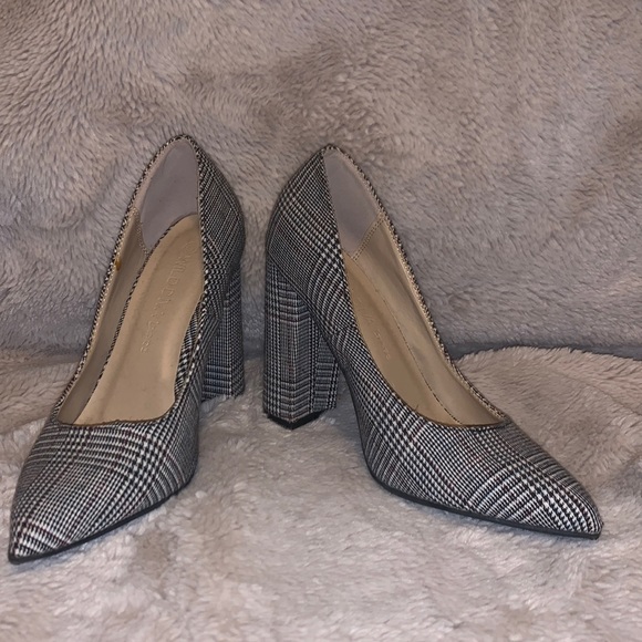 Charlotte Russe Shoes - Plaid heels